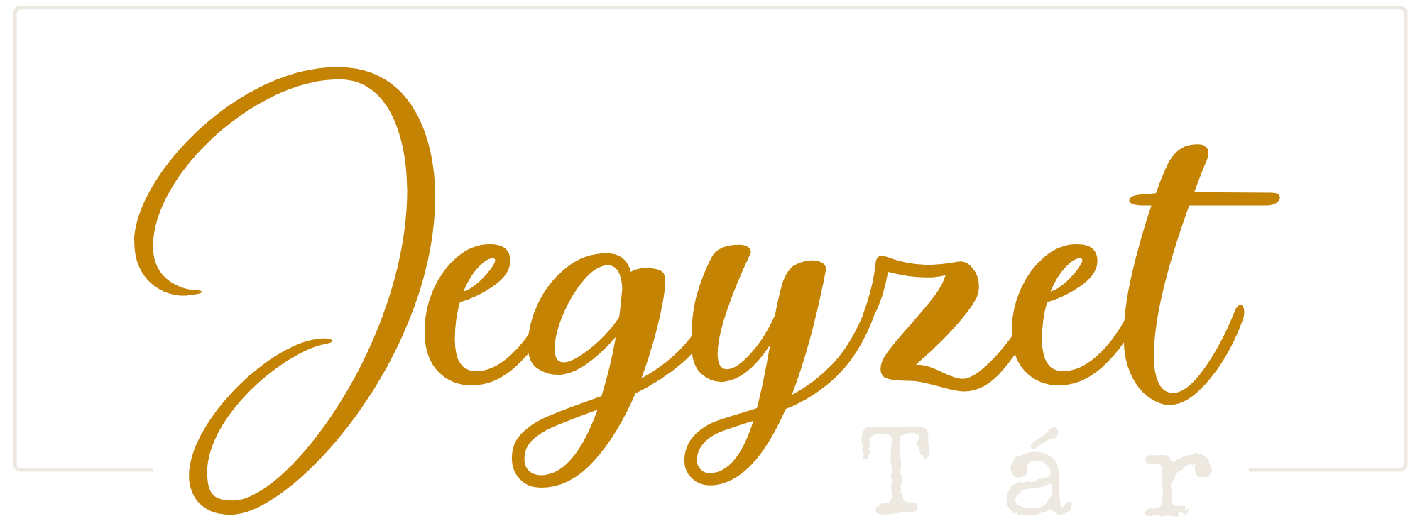 JegyzetTár címsor